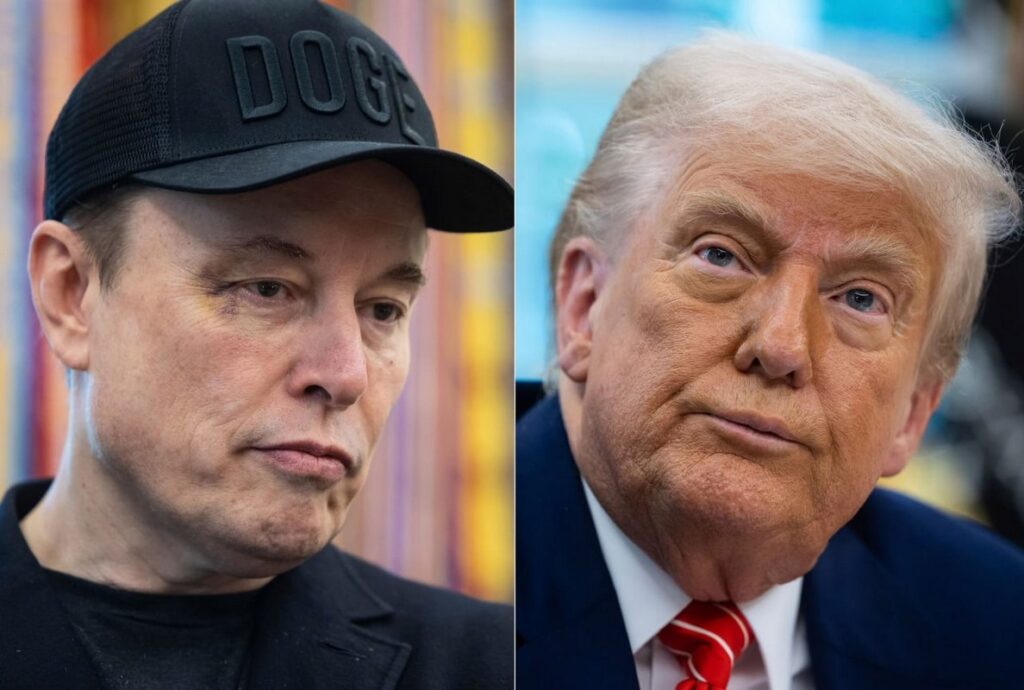Перепалка Маска и Трампа стала темой для мемов